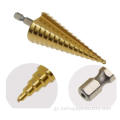 3pcs High-Speed ​​Step Step Drill Bitcoated Metal